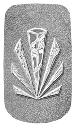 DAROYAL 602 SL SH SL Silver Sunburst Shimmer Silver Background